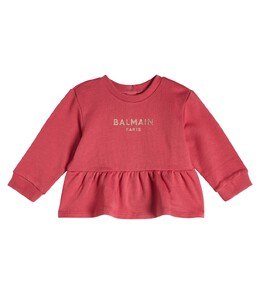 Balmain Kids: Хлопковая толстовка 