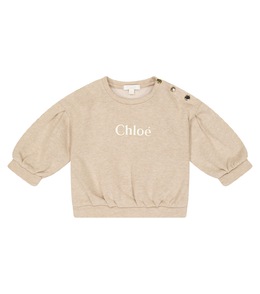 Chloé Kids: Бежевая толстовка