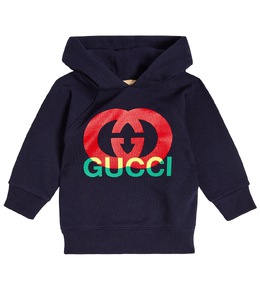 Gucci Kids: Синяя толстовка