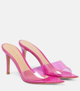 Gianvito Rossi: Розовые сабо  Elle 85