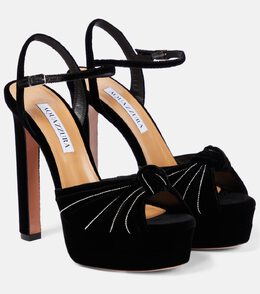 Aquazzura: Чёрные босоножки