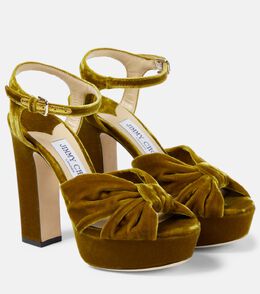 Jimmy Choo: Жёлтые босоножки 