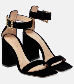 Gianvito Rossi: Чёрные босоножки 