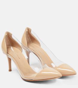 Gianvito Rossi: Бежевые туфли  Plexi