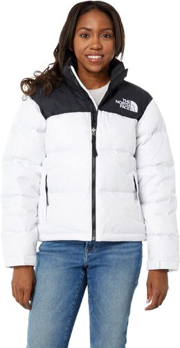 The North Face: Белая куртка  Nuptse