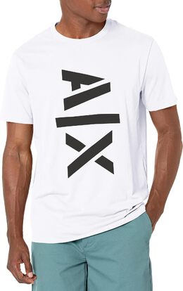 Armani Exchange: Белая футболка AX