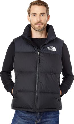 The North Face: Чёрный жилет  Nuptse