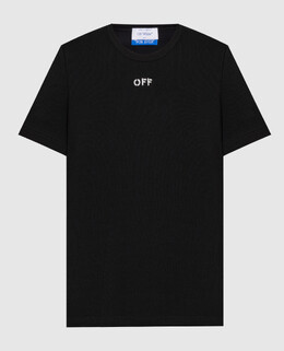 Off-White: Чёрная футболка 