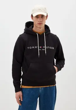 Tommy Hilfiger: Чёрная толстовка