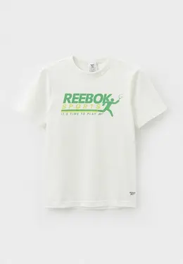 Reebok: Белая футболка