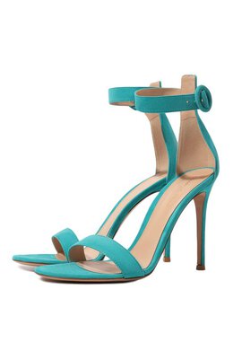 Gianvito Rossi: Зелёные босоножки  Portofino