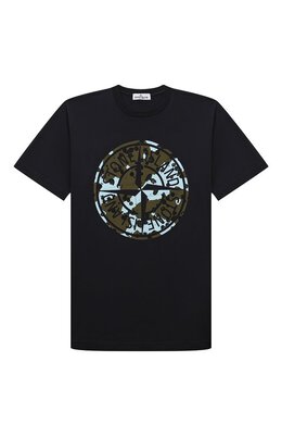 Stone Island: Хлопковая футболка