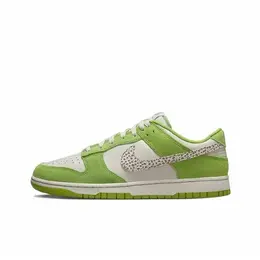 NIKE: Белые кеды Dunk Low