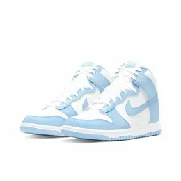 NIKE: Белые кеды Dunk High