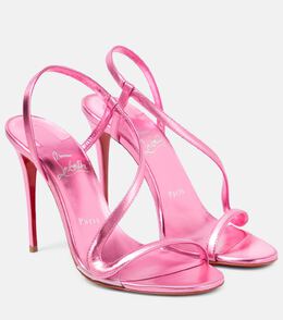 Christian Louboutin: Розовые сандалии 