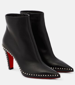 Christian Louboutin: Чёрные ботинки 