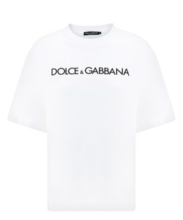 Dolce & Gabbana: Хлопковая футболка T