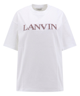 Lanvin: Футболка с вышивкой 