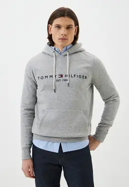 Tommy Hilfiger: Серая толстовка 