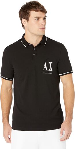 Armani Exchange: Чёрная рубашка  AX