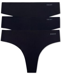 DKNY: Чёрные трусы 