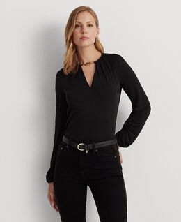 Lauren Ralph Lauren: Чёрный топ