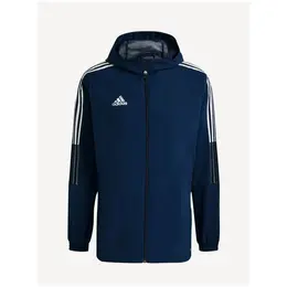 adidas: Синяя куртка Tiro