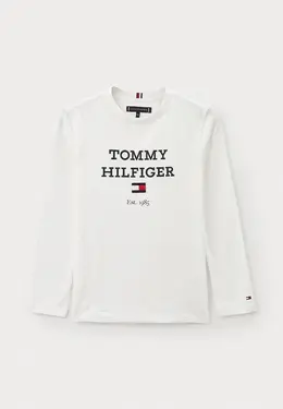 Tommy Hilfiger: Белый свитшот