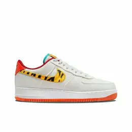 NIKE: Оранжевые кеды Air Force 1 Low