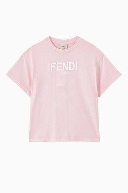 Fendi: Хлопковая футболка