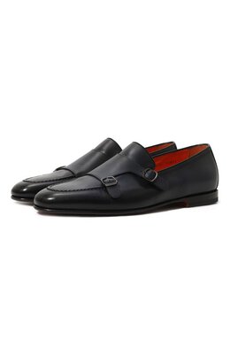 Santoni: Тёмные туфли 