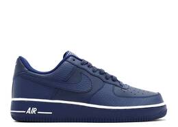 Nike: Голубые кроссовки Air Force 1