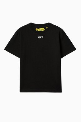 Off-White: Футболка с принтом