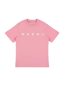 MARNI JUNIOR: Хлопковая футболка