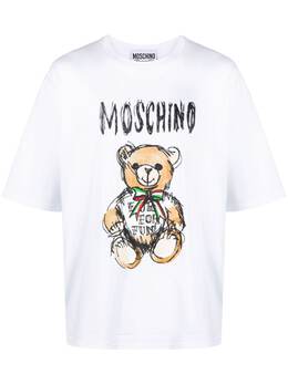 Moschino: Хлопковая футболка