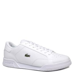 Lacoste: Белые кроссовки 