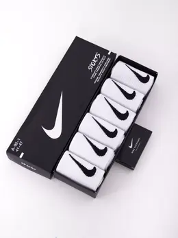 Nike: Белые носки 