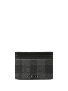 Burberry: Серебристый картхолдер