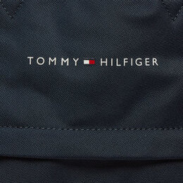 Tommy Hilfiger: Голубая сумка Essential