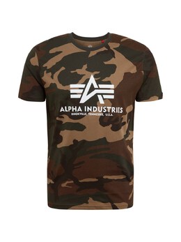 Alpha Industries: Коричневая футболка 