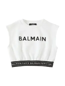 BALMAIN: Хлопковый свитшот