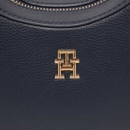 Tommy Hilfiger: Голубая сумка Essential