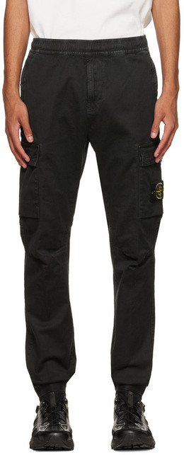 Stone Island: Чёрные брюки 