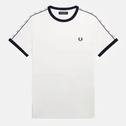 FRED PERRY: Белая футболка