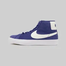 NIKE: Синие кеды Blazer