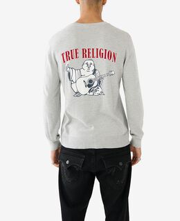 True Religion: Серый свитер