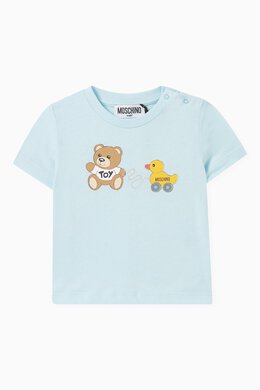 Moschino: Футболка Teddy Bear с принтом