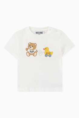 Moschino: Футболка Teddy Bear с принтом