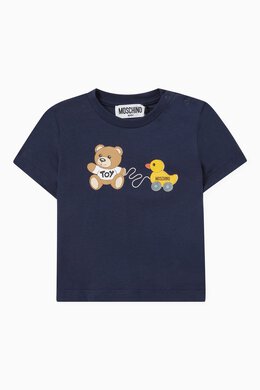 Moschino: Футболка Teddy Bear с принтом