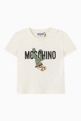 Moschino: Футболка Teddy Bear с принтом